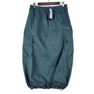 Nike Convertible Balloon/Mini/Full Skirt Womens Medium Army Green FV7503 338 NEW